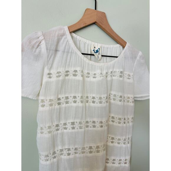 Anthropologie Whitesands Summer Blouse Top Size Xs - Picture 3 of 10